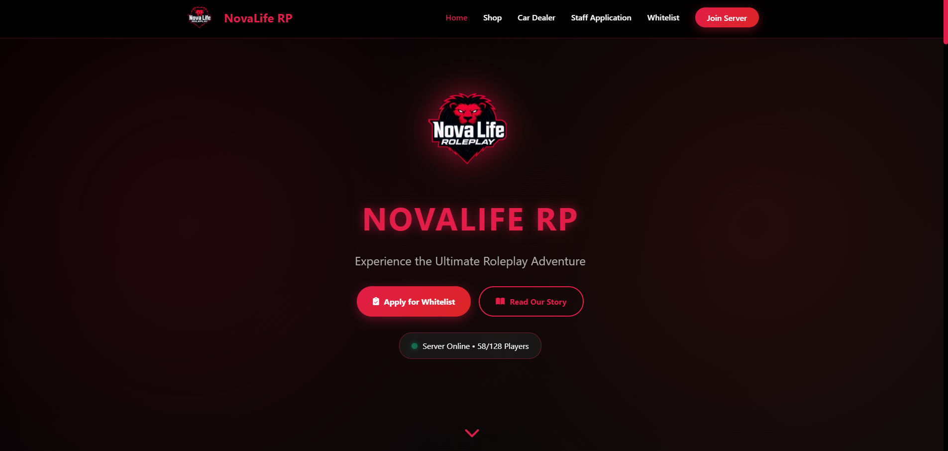 NovaLife RP - Home Page